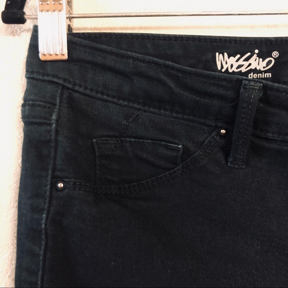 Mossimo Black Midrise Stretch Denim Jeggings 4/27S - Picture 5 of 10
